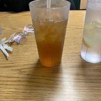 Flax tea with cinnamon   at Leonor's Mexican Restaurant in North Hollywood