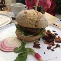 Vegan burger 🍔  at Jansje in Haarlem