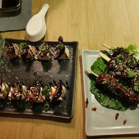 Starters. The right one is so good!!! at MakiMaki Sushi Green in Cologne