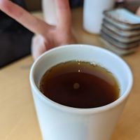 Warm Hōjicha at MakiMaki Sushi Green in Cologne