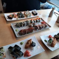 2x Bento Deluxe, 1x Very Special California Bento at MakiMaki Sushi Green in Cologne