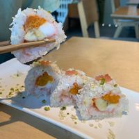 Desert sushi.  at MakiMaki Sushi Green in Cologne