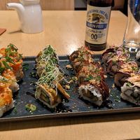 "Very Special California Bento" (including No. 40-44 of the menu) at MakiMaki Sushi Green in Cologne
