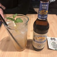 Ingwer Kiss & Japanese Beer 0.0%  at MakiMaki Sushi Green in Cologne