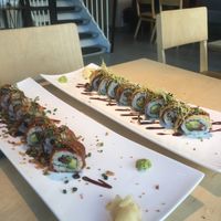 “Bacon” and avocado ones :) at MakiMaki Sushi Green in Cologne