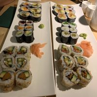 The platter of 36 rolls to taste at MakiMaki Sushi Green in Cologne