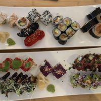 Mixed plate at MakiMaki Sushi Green in Cologne