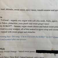 Desserts in English at MakiMaki Sushi Green in Cologne