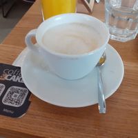 Cappuccino with soya milk at Coffee&Cake in Zadar