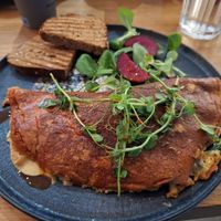 Vegan omelette with tofu at Coffee&Cake in Zadar