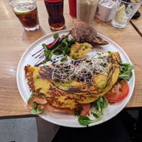 Vegan omelette   at Coffee&Cake in Zadar