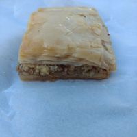 All baklavas are vegan at Saca's Mediterranean Cuisine in Claremont
