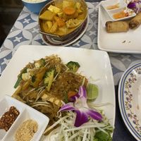 Pad Thai, Massaman curry, spring rolls   at Jungle Kitchen in Ao Nang