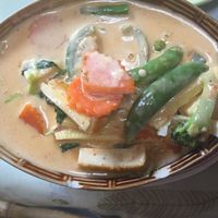 Red curry (you can pick how spicy you like)  at Jungle Kitchen in Ao Nang