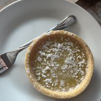 Lemon tart  at Our Cornish Pasty Shop in Brighton