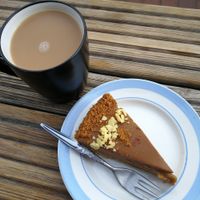 Biscoff cake at Our Cornish Pasty Shop in Brighton