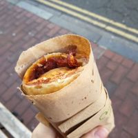 Vegan sausage roll at Our Cornish Pasty Shop in Brighton