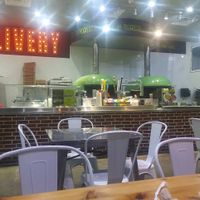 Workers staying in the back staff room. at Urban Bricks Pizza - The Rim in San Antonio