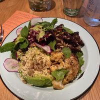 Green goddess salad at Pharm Table in San Antonio