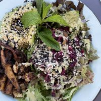 Green goddess salad  at Pharm Table in San Antonio