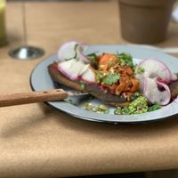 Mexican Huarache  at Pharm Table in San Antonio