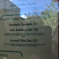 Vegan flavors   at Lick Honest Ice Creams in San Antonio