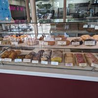 The display case 😍 at Cake Thieves in San Antonio