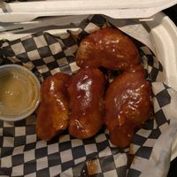 Vegan bbq wings at NU Kitchen in Somerville