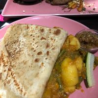 Roti Masala - so delicious  at Mooshka in Amsterdam