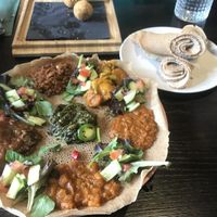Injera at Mooshka in Amsterdam