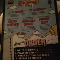 Menu at Alamo Drafthouse Cinema in San Antonio