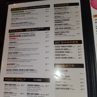 Menu at Alamo Drafthouse Cinema in San Antonio