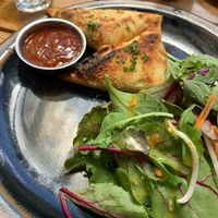 Samosas at Brown Sugar Cafe in Taihape