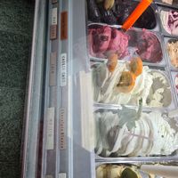 first row is all vegan at Gelateria Tramonti in Cartagena