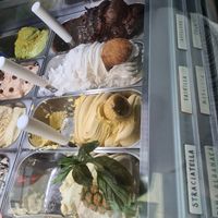chocolate and coconut at Gelateria Tramonti in Cartagena