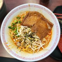 Vegan spicey tofu ramen at Samurai Bowl in Christchurch