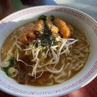 katsu cutlet ramen at Samurai Bowl in Christchurch