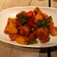 Sweet And Sour Vegetarian Pork. at Vegetarian Kitchen 素食園坊 in Hong Kong Island
