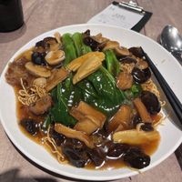 Buddha bowl with fried noodles  at Vegetarian Kitchen 素食園坊 in Hong Kong Island