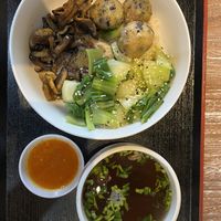 Japanese meal  at Bodhi Leaf Eatery in Denpasar