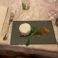 Semifreddo naturale al cocco, kumquat e stevia fresca at Gambrinus in San Polo Di Piave