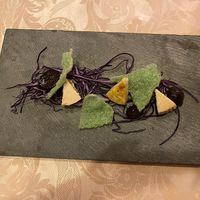 Il nostro formaggio al curry e noci maturate nel fiume Lia at Gambrinus in San Polo Di Piave