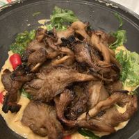 Korean bbq mushrooms (delivery)  at Four One Six (416) in Tel Aviv