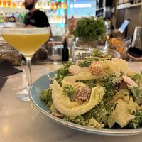  Vegan Cesar salad - amazing!!! so delicious! 😍  at Four One Six (416) in Tel Aviv