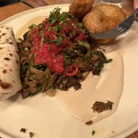 Vegan shawarma   at Four One Six (416) in Tel Aviv