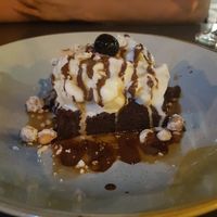 Brownie Sundae at Four One Six (416) in Tel Aviv