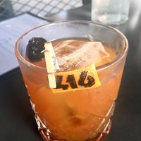 Yummy cocktail at Four One Six (416) in Tel Aviv