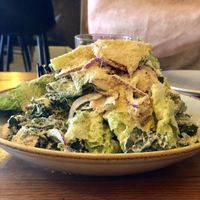 Caesar salad at Four One Six (416) in Tel Aviv