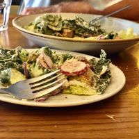 Caesar salad at Four One Six (416) in Tel Aviv