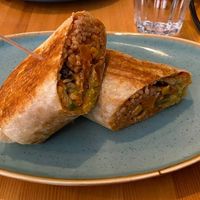 Black bean burrito at Balans Bistro in Bratislava